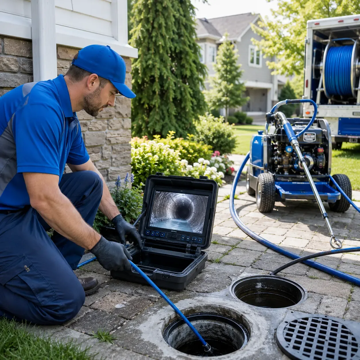 Outdoor drain cleaning professionals serving Waupaca, WI